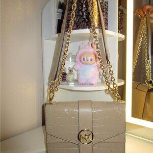 Michael Kors Beige Greenwich Crossbody